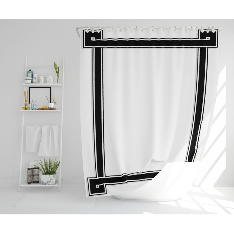 Svantepolk Polyester Shower Curtain Set, 168cm H x 168cm W