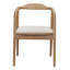 Chaise d'appoint moderne et rembourrée