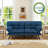 71" Couches For Living Room, Futon Sofa Bed With Memory Foam And Adjust Backrest-114195371