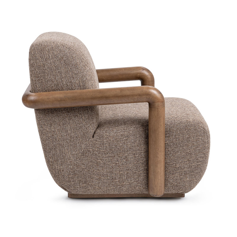 Welson Upholstered Swivel Accent Chair