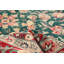 Tapis de bois one-of-kind-noué la 2010 tabriz/rouge/rouge/vert 7 pi 10 po x 10 pi. zone en laine 6 po Zanella