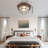 11.4" D x 4.7" H Retro Flush Mount Light