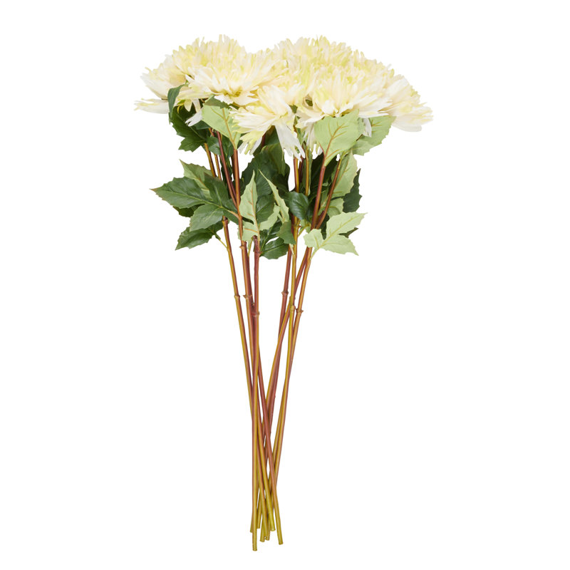 Tige de fausse fleur artificielle Cole et Grey, Blanc, H 32 po x l 12 po x P 12 po