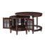 Table basse vintage avec portes décoratives Vintage
