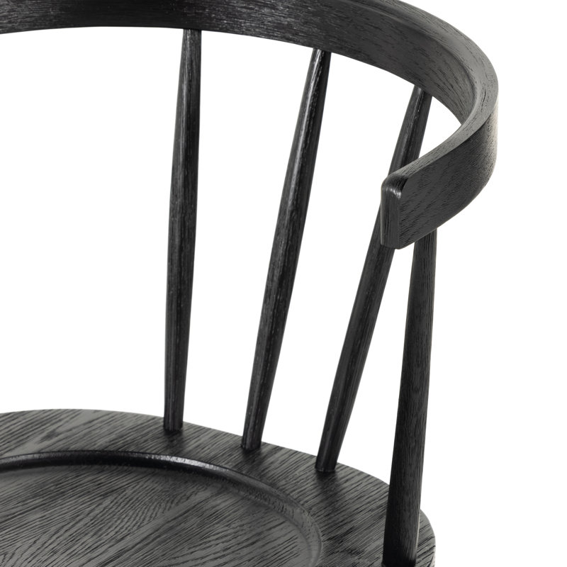Chaise d'appoint Spindle, Chêne noir