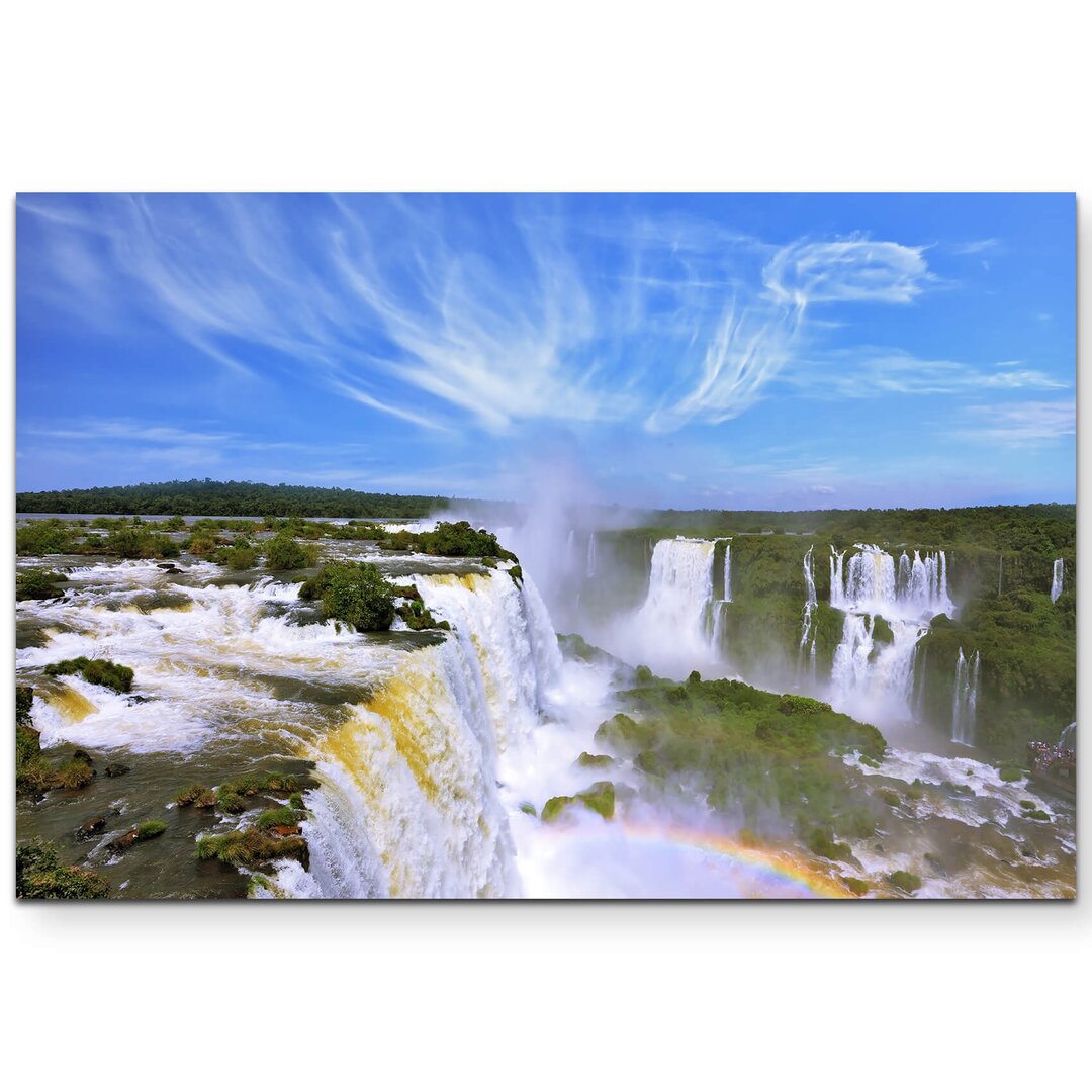 Leinwandbild Wasserfälle im Brasilianischen Regenwald