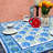 Cotton Block Print Lotus Flower Tablecloth-68156330
