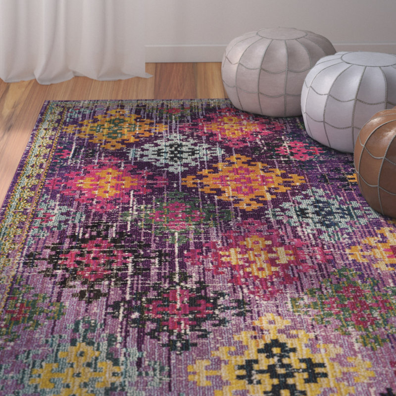 Isabea Performance Geometric Rug, Rectangle 5'1" x 7'7"