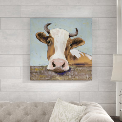 Bessy 1 Piece Wrapped Canvas Painting