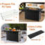 Foyer de table d'extérieur au gaz naturel H 25 po x l 42 po Amanjeet-225783842