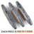 Marble French Rolling Pin with Stand,Monte Grigio