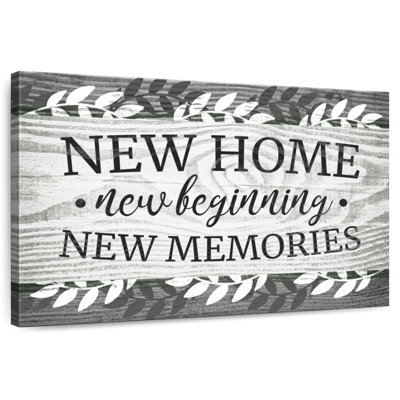 Plaque murale New Home I