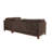 Reversible Polyfiber Sectional Sofa With Ottoman, Black-1647643567