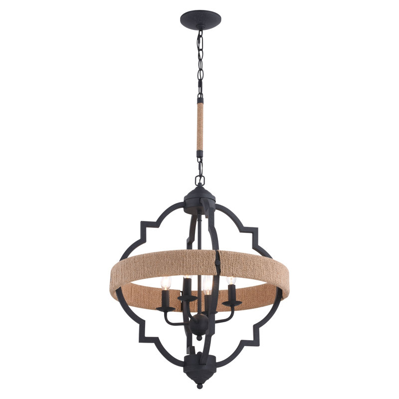 Luminaire suspendu simple Keeble, H 24,5 po x l 20 po x P 20 po