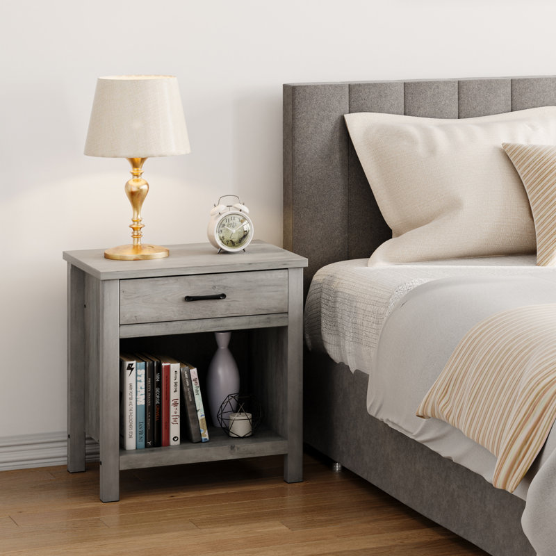 56 cm W Bedside Table