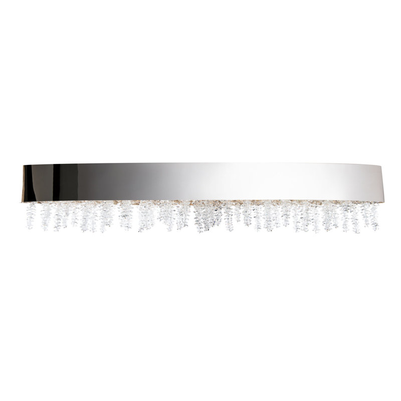 Soleil Dimmable LED Bath Bar, Polished Nickel