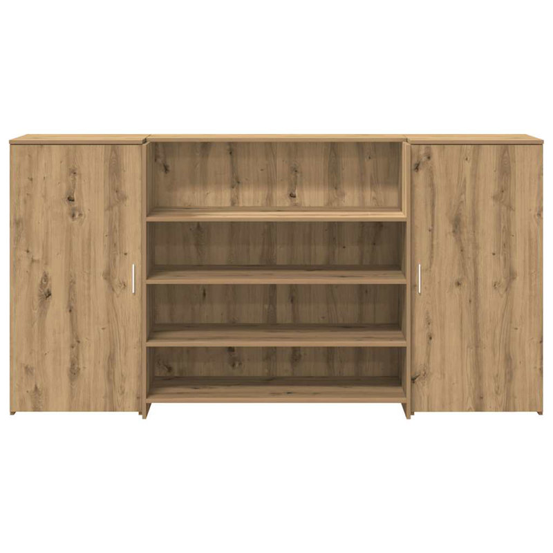 Camariah Standing Desk, 103.5cm H x 200cm W x 50cm D, Artisan Oak
