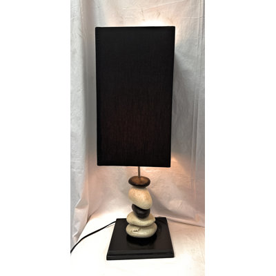 Handmade Stones Table Lamp