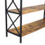 Table d'entrée double 39,37 po avec X