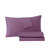 Lacoste Cotton Percale Sheet Set, Cooling & Breathable Bedding, Deep Pocket Fitted Sheet, Plum, Cal King-35177728-35177723