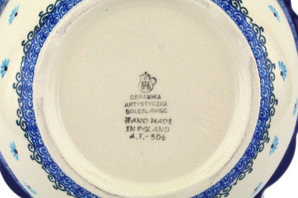 Forget Me Not Stoneware Serving Bowl
