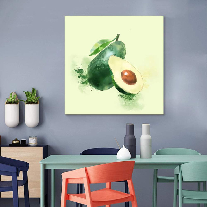 «Kitchen Kitchen» sur toile, H 12 po x l 12 po x P 1,5 po