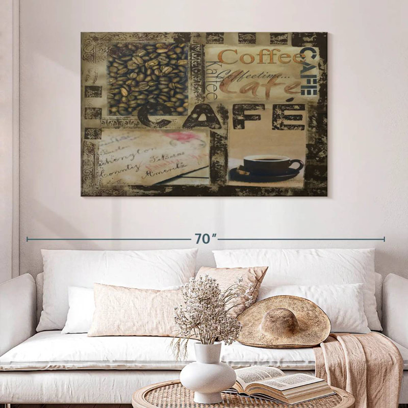Yarlin Cafe Collage, 32" H x 48" W