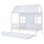 Lit Wood House avec lit gigogne simple-1316509390