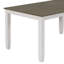 Ensemble de table de salle à manger 6 pièces avec 4 chaises ergonomiques et un banc
