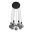 Phinney 7 - Light Black Cluster Pendant