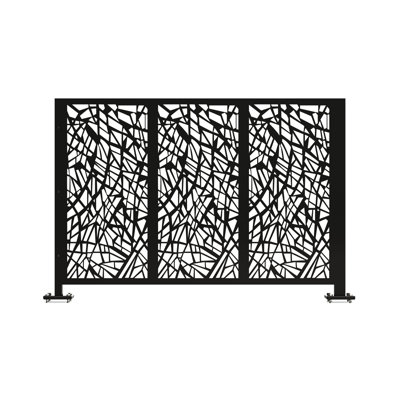 Black Office Partitions