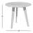Brayson Round Eucalyptus Outdoor Side Table , 20'' in. W 20'' in. D
