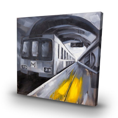 Subway - 32"x32" art on canvas