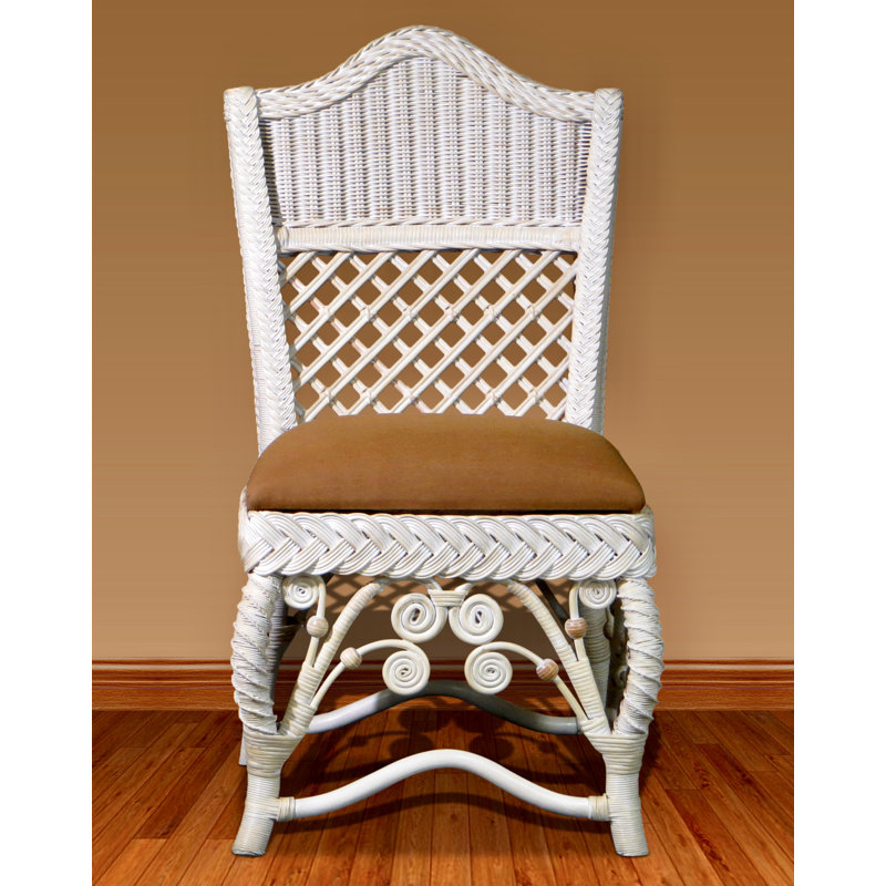 Stennett 20'' H Side Chair, Brown Wash, Cream