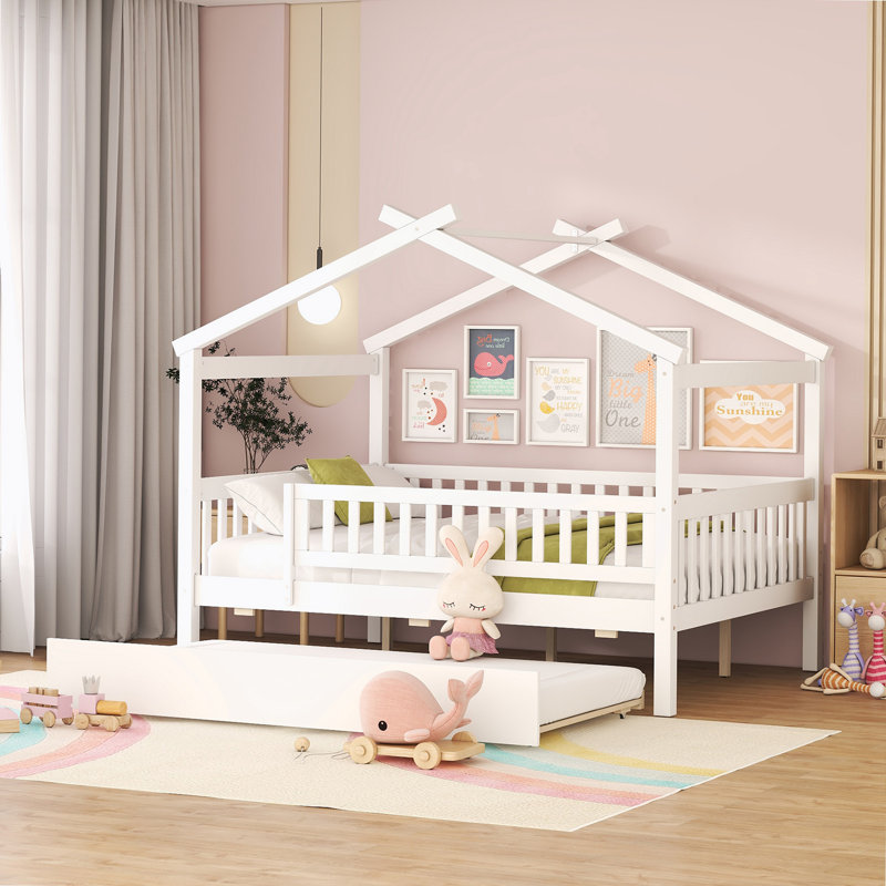 Kids with Trundle, Full, White