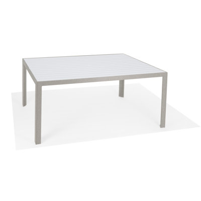 Hamilton 42" x 82" Rectangular Balcony Table (HDPE) w/umb hole