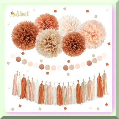 Pumpkin Baby Shower Decoration Bundle 125pcs