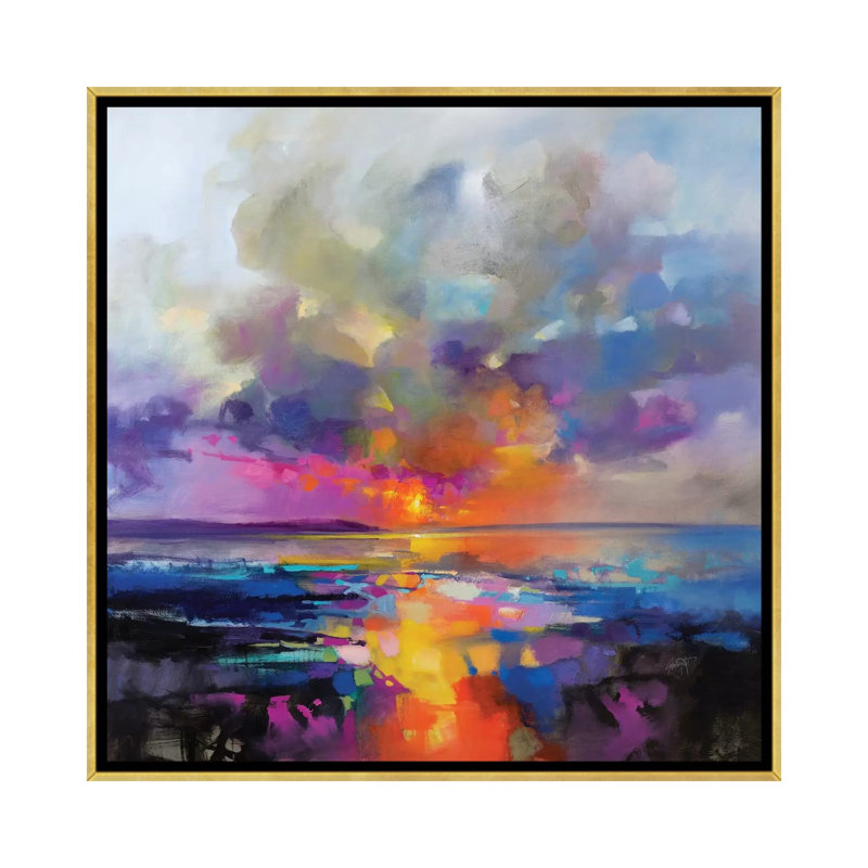 Main Sequence par Scott Naismith - reproduction d'art, Aucun mat, H 37 po x l 37 po x P 1,5 po, Toile encadrée d'or