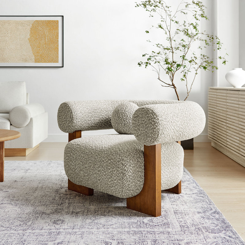 Chaise d'appoint Jace Boucle à River Rock