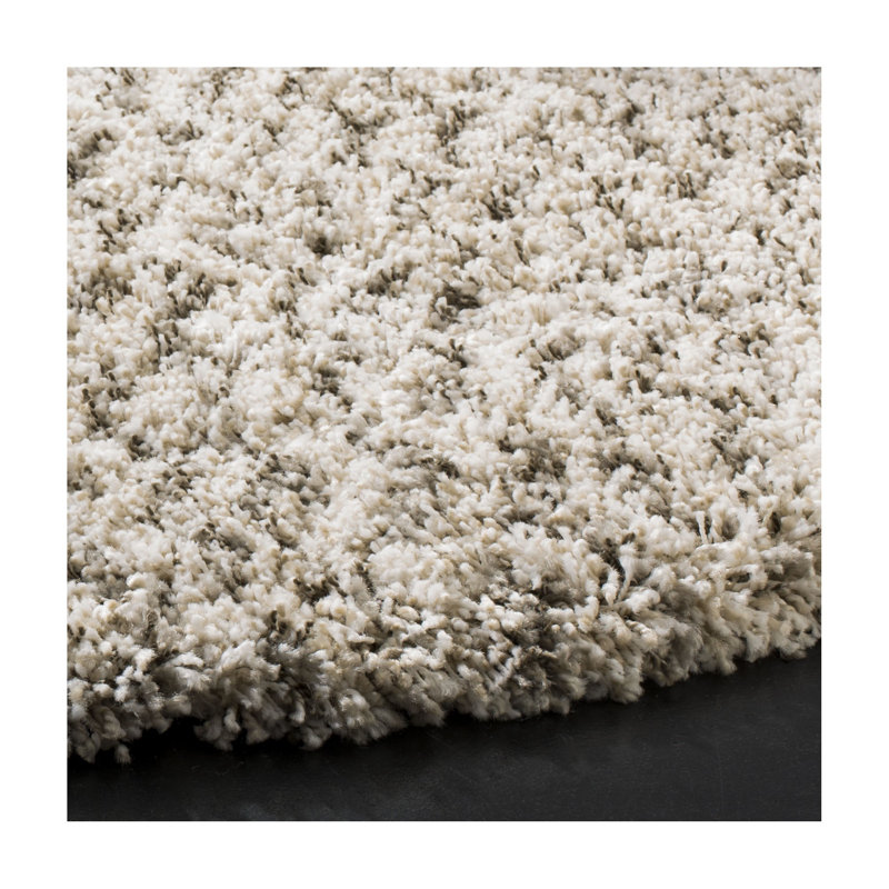 Tapis ivoire / gris Adessa, Rond 3 pi