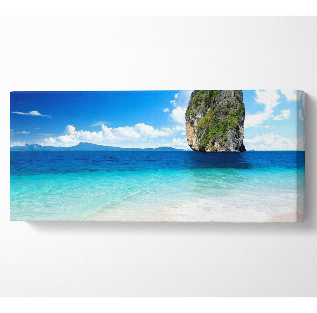 Sea Rock Thailand Panoramaleinwand