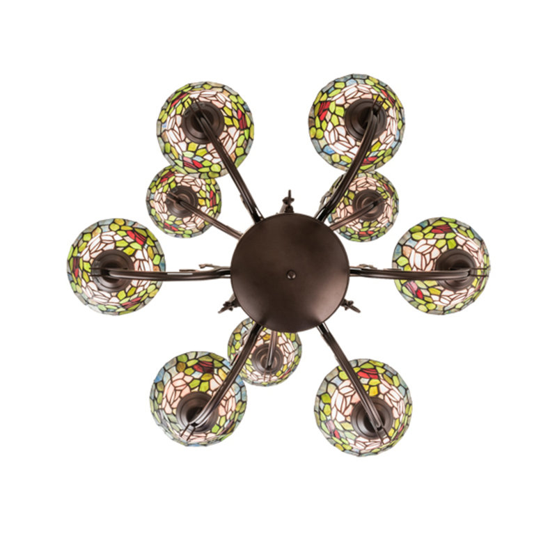 Tiffany Roman 9 - Light Chandelier
