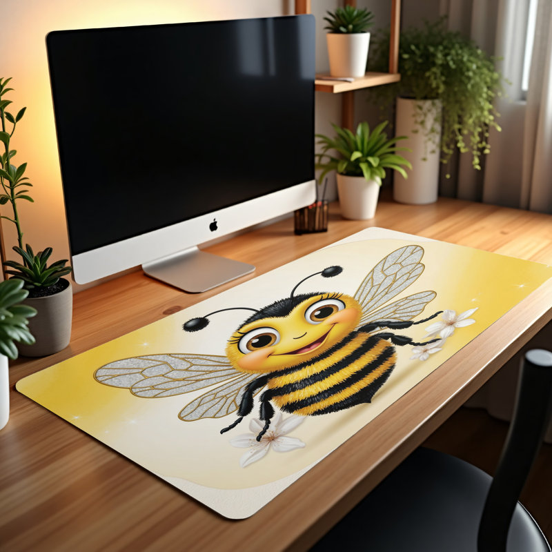 Polyester Desk Pad, 23.6x13.8