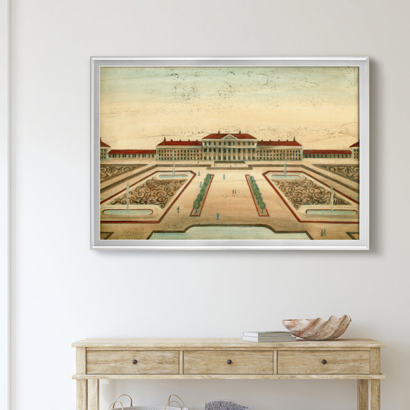 Garden Design II - reproduction de cadre photo, H 30,5 po x l 42,5 po x P 1,5 po, Argent