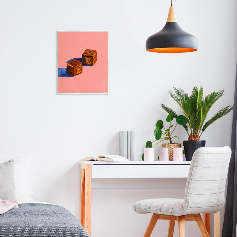 Plaque murale «Fashion Brand Dice», design par Amelia Noyes