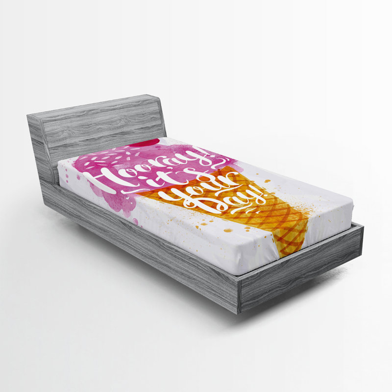 Drap-housse Ambesonne, Ensemble literie pour lit simple