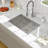 28" Undermount Kitchen Sink Workstation Single Bowl