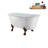 57.5'' x 29.5'' Soaking Acrylic Bathtub-83636145-90752935