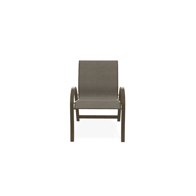 Aruba Outdoor Dining Armchair, Beachwood