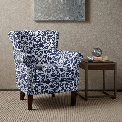 Fauteuil club à dossier serré